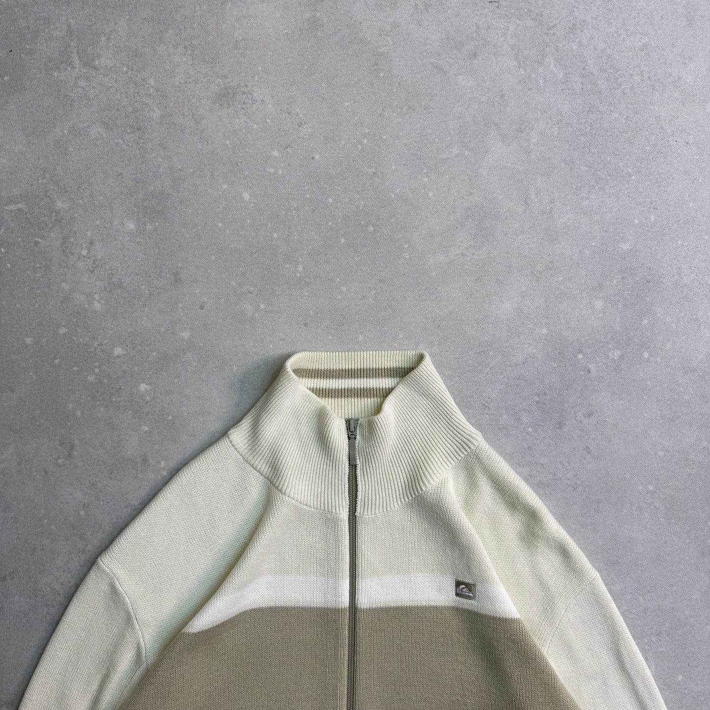 00’s Quiksilver Full Zip Knit Jumper (L)