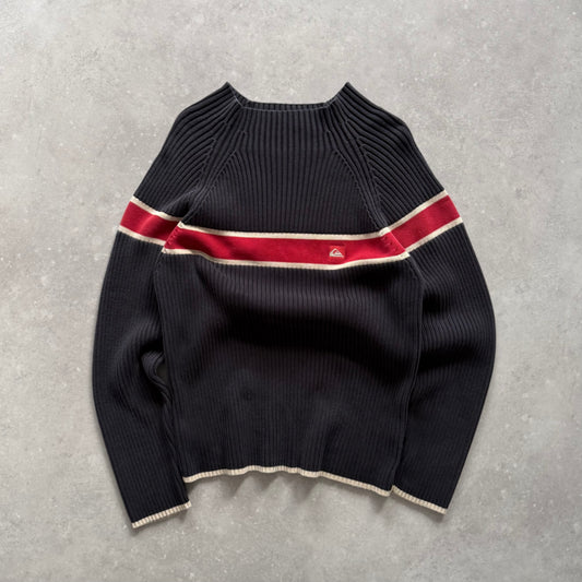 00’s Quiksilver Cable Knit Jumper (M)
