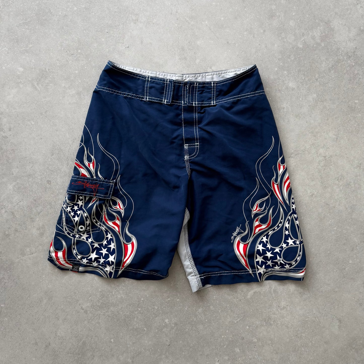 00's Billabong Flames Boardshorts (30)