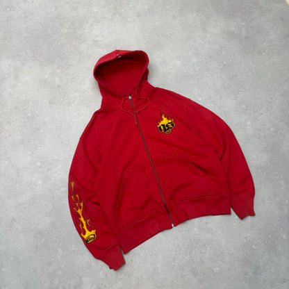 00’s Quiksilver Flame Hoodie (XL)