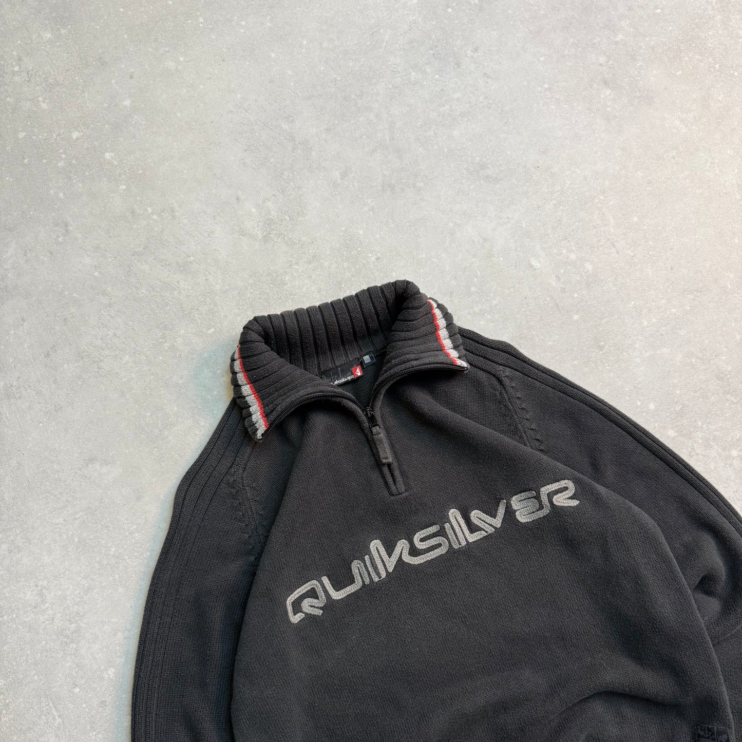 00’s Quiksilver 1/4 Zip Knit