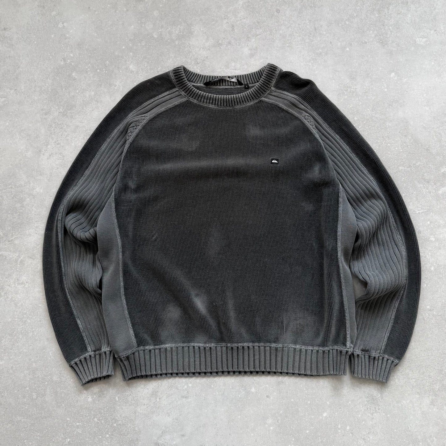 00’s Quiksilver Corduroy Knit Jumper (L)