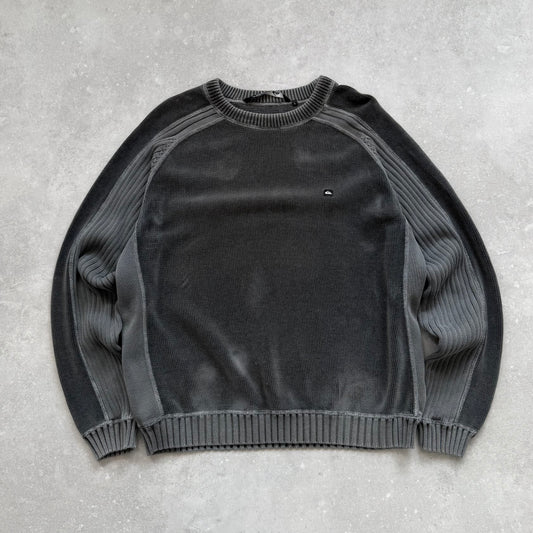 00’s Quiksilver Corduroy Knit Jumper (L)