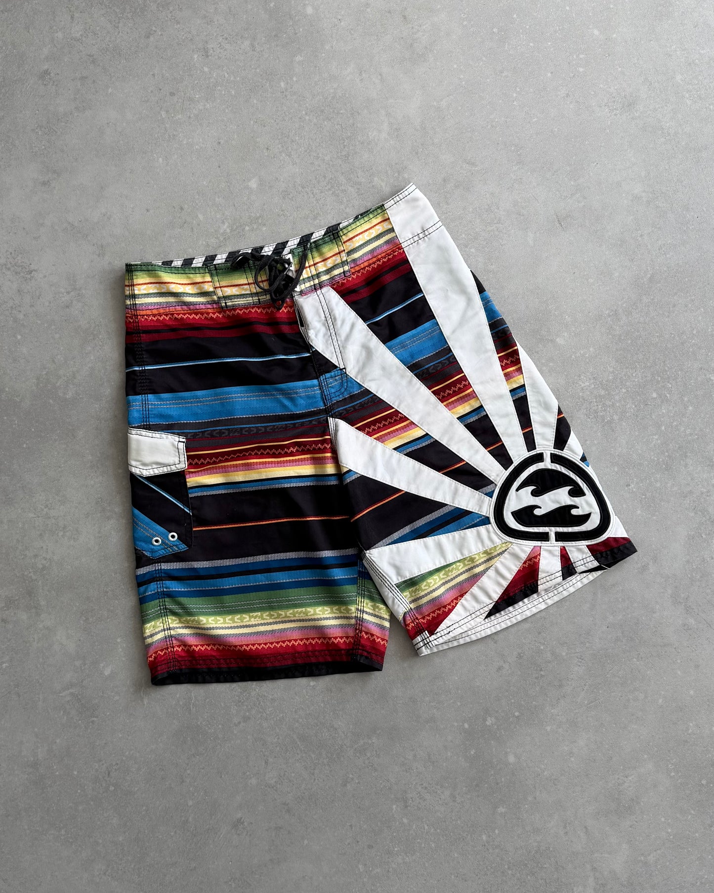 Vintage Billabong Andy Irons Rising Sun Boardshorts (32)