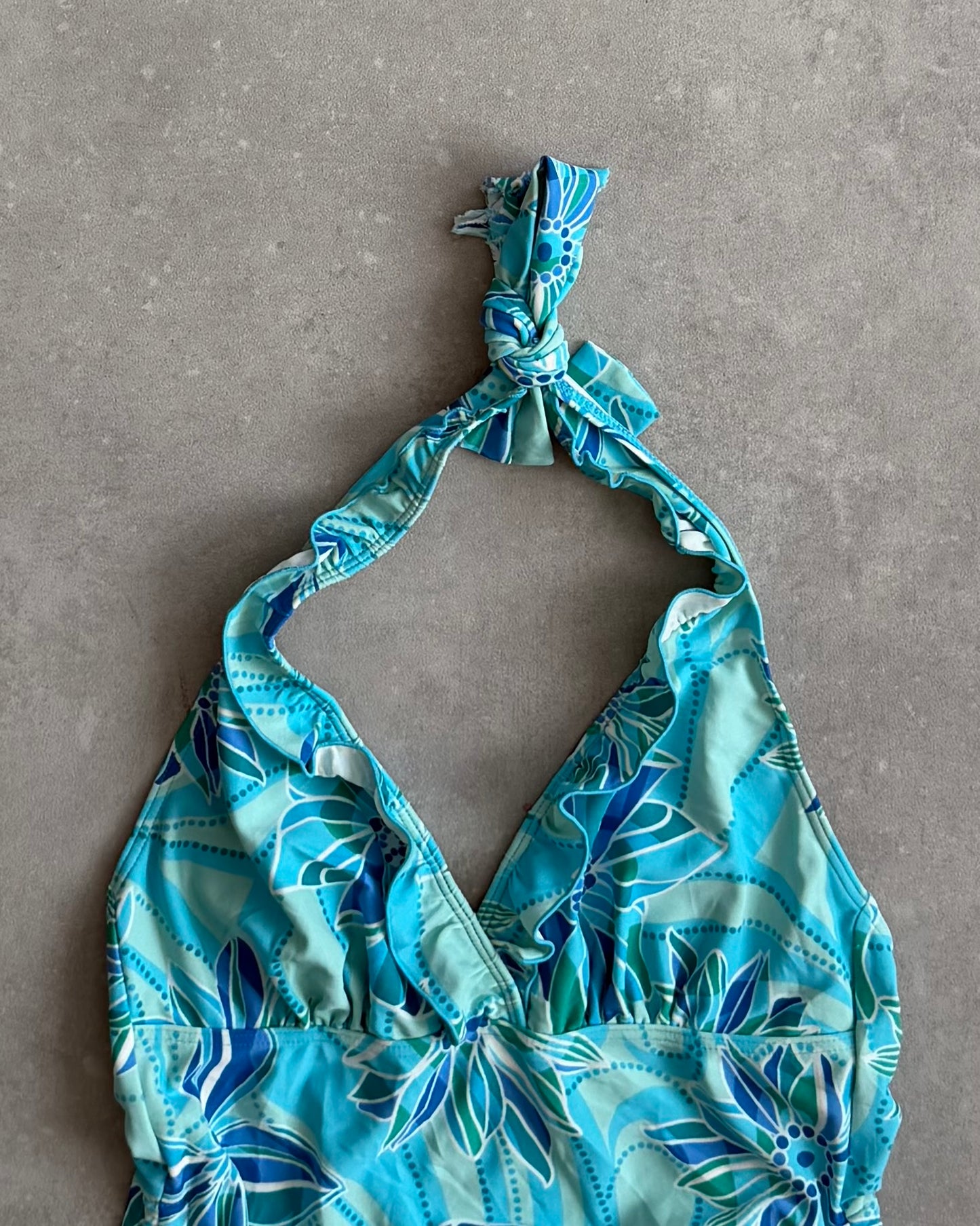 Y2K Tankini Halter Top (L)