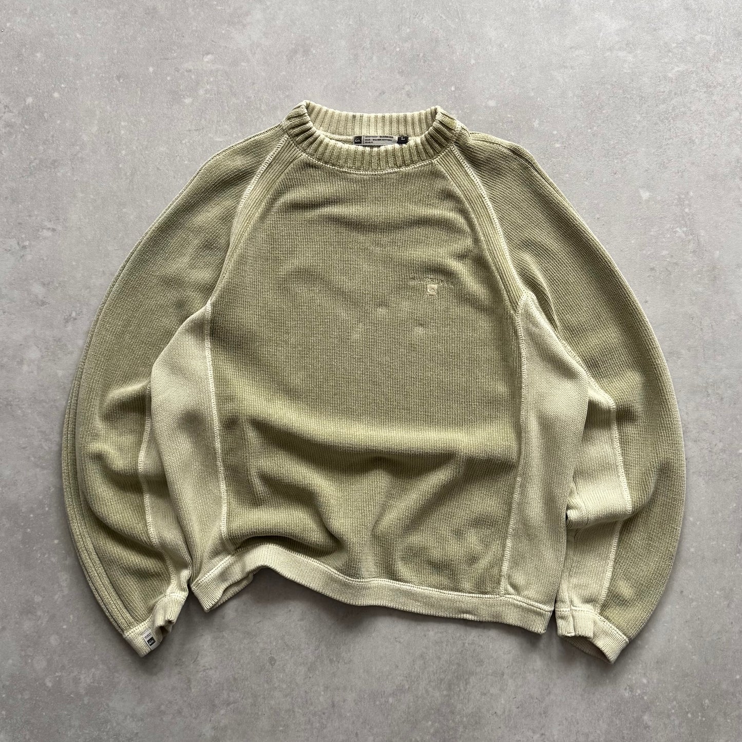 00's Quiksilver Corduroy Knit Jumper (M)