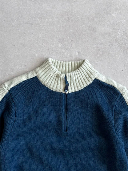 Vintage Rip Curl 1/4 Length Zip Jumper (XS)
