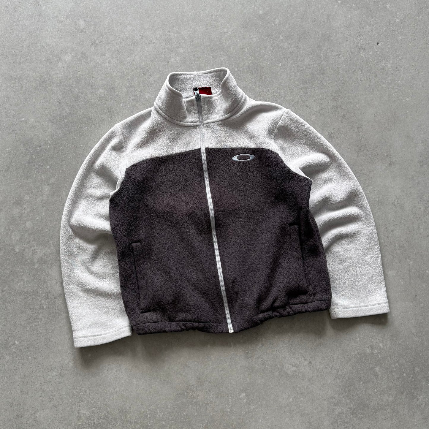 Vintage Oakley Fleece Zip-up Jumper (wmns S)