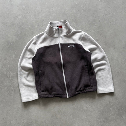 Vintage Oakley Fleece Zip-up Jumper (wmns S)