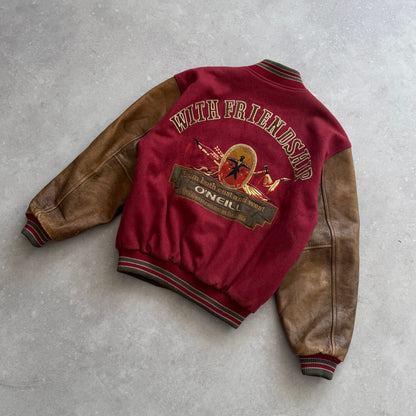 90’s O’Neill Leather Bomber Jacket (M)