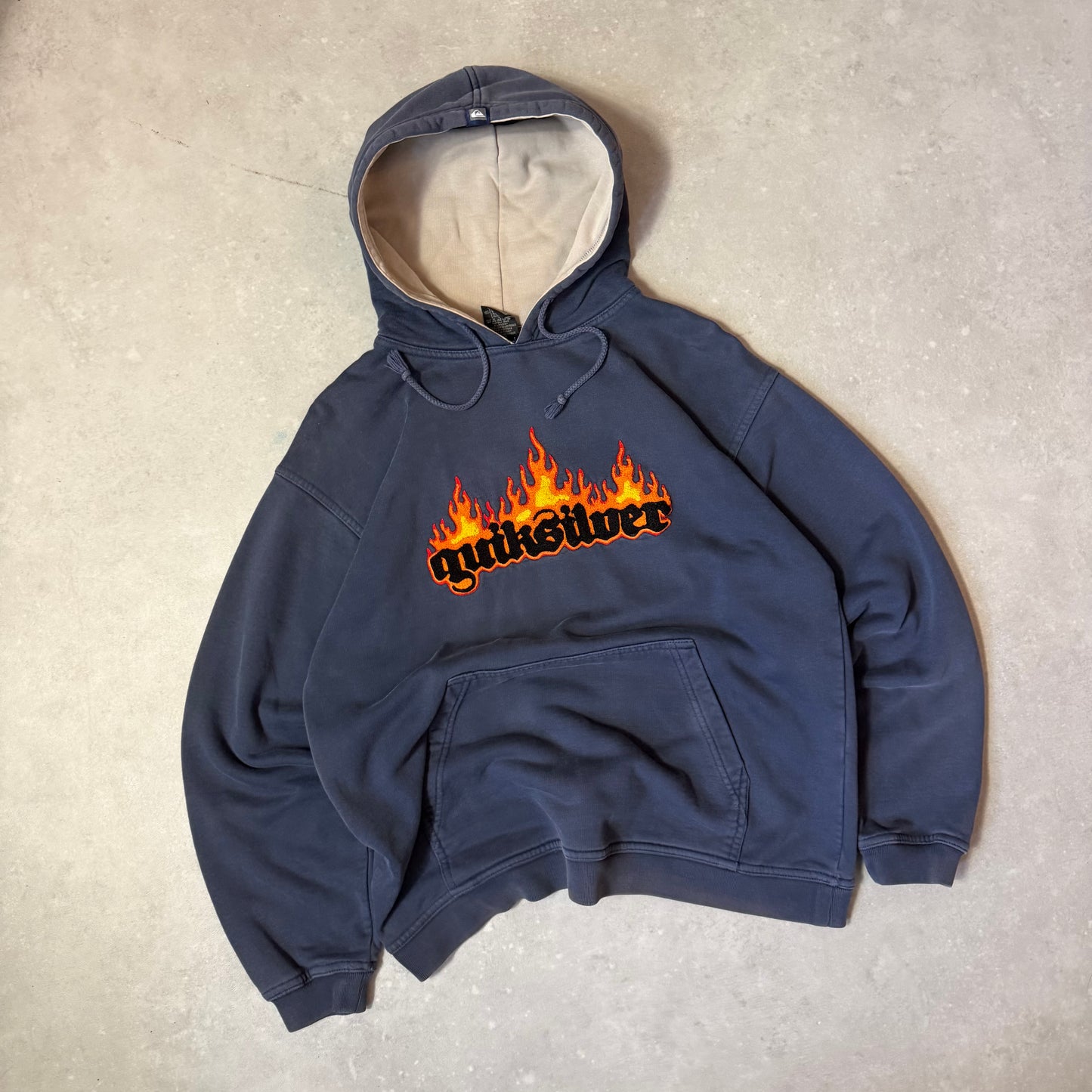 00’s Quiksilver Flame Hoodie (M)