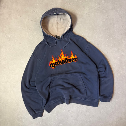 00’s Quiksilver Flame Hoodie (M)