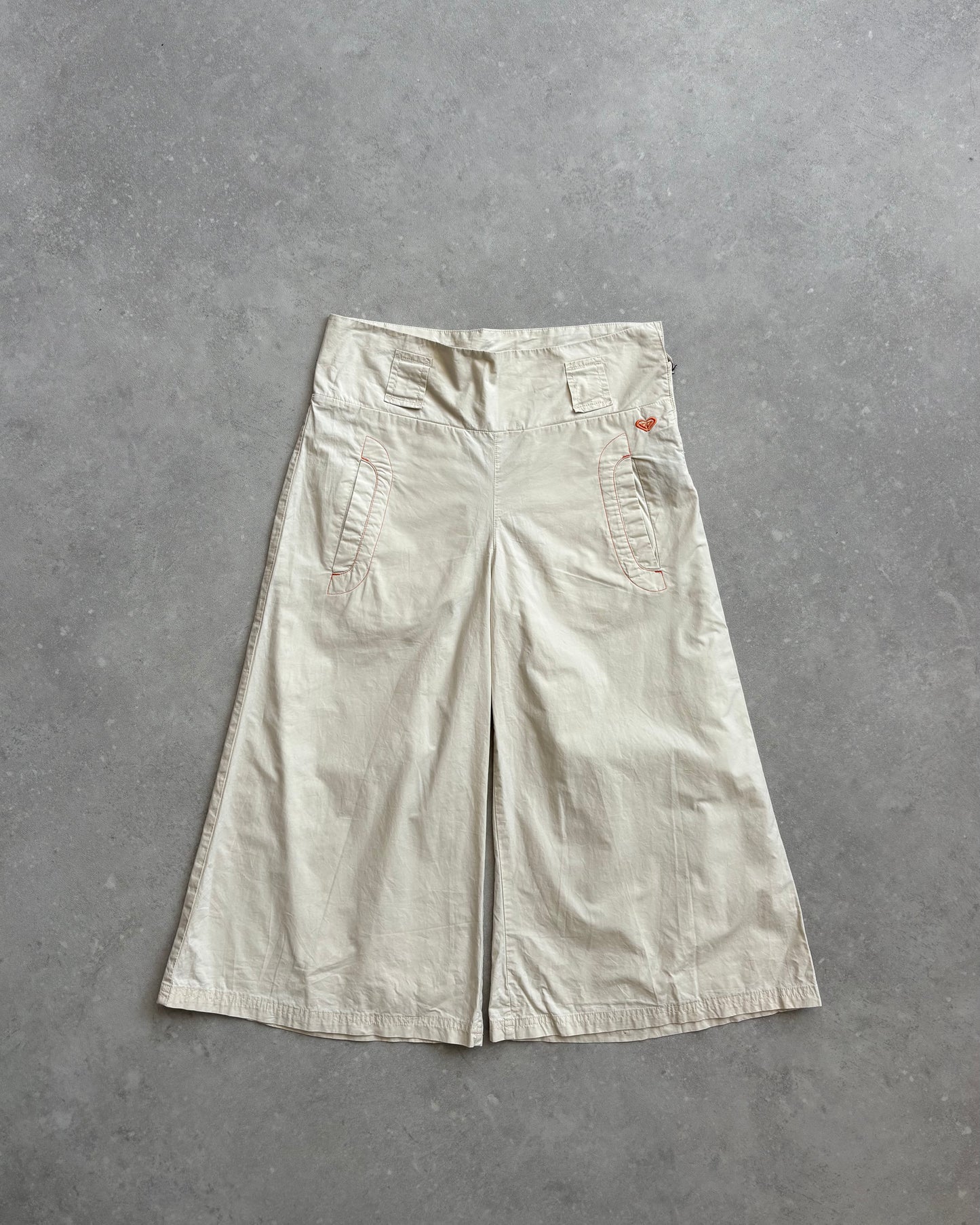 Vintage Roxy Flared 3/4 Length Trousers (28)