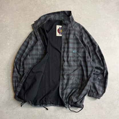 90's Quiksilver Plaid Shell Jacket (L)