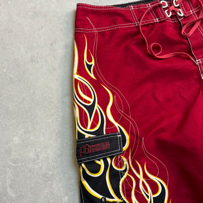 00’s Billabong Flame Board Shorts