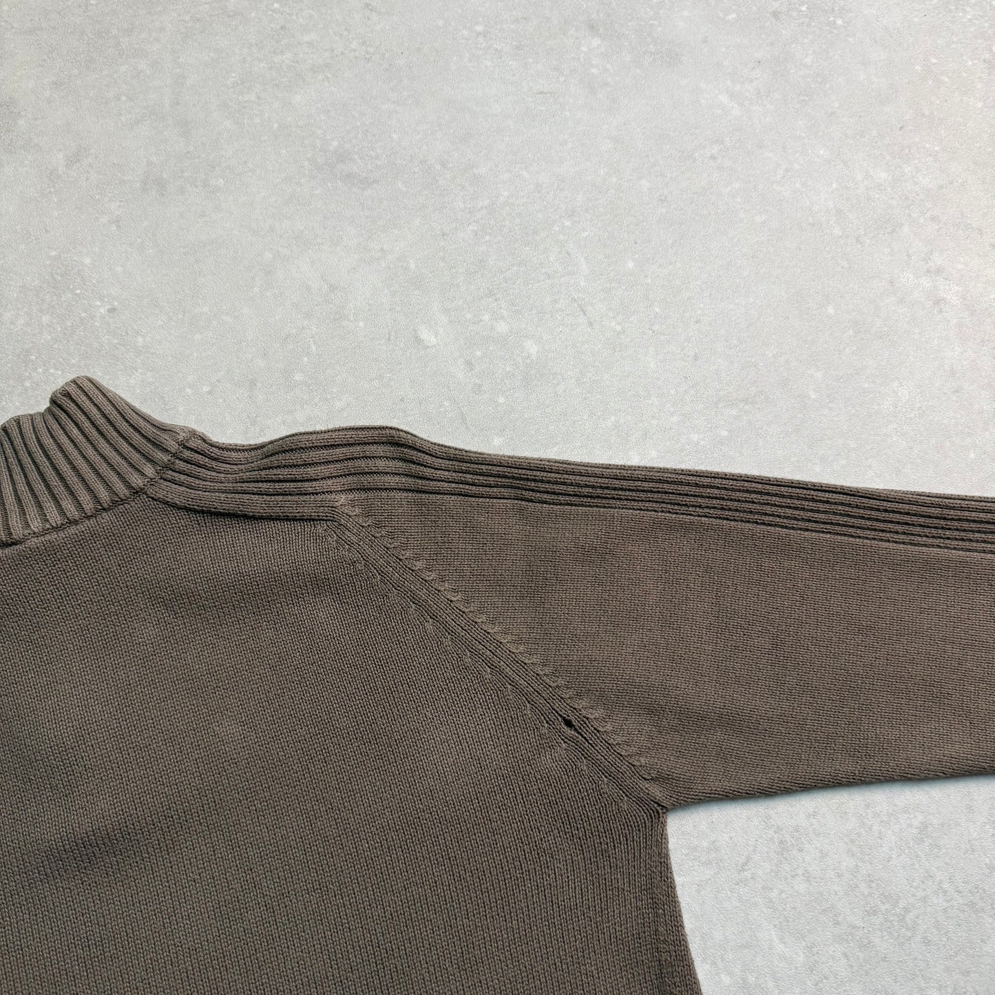 00’s Quiksilver 1/4 Zip Knit Jumper (M)