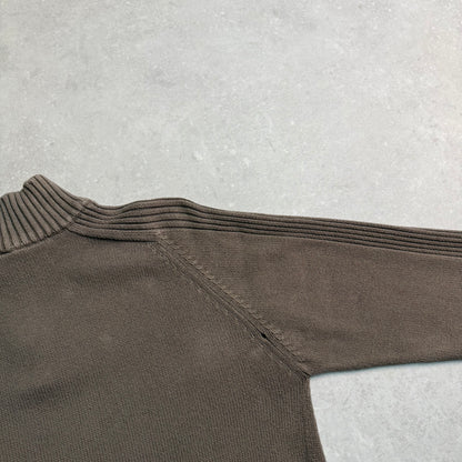 00’s Quiksilver 1/4 Zip Knit Jumper (M)