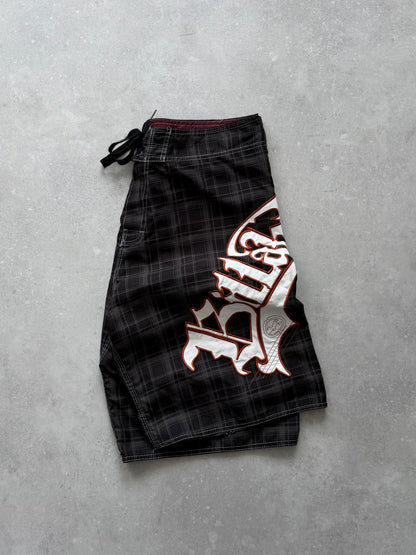 Vintage Billabong Plaid Boardshorts (32)