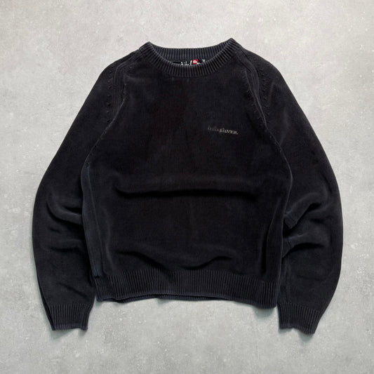 00’s Quiksilver Corduroy Knit Jumper (M)