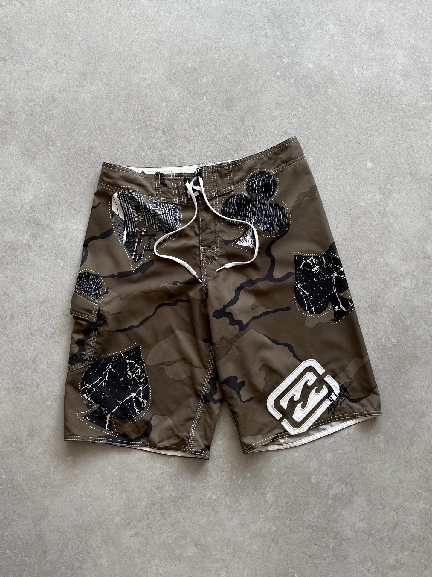 Vintage Billabong Taj Burrow Royal Flush Boardshorts (32)