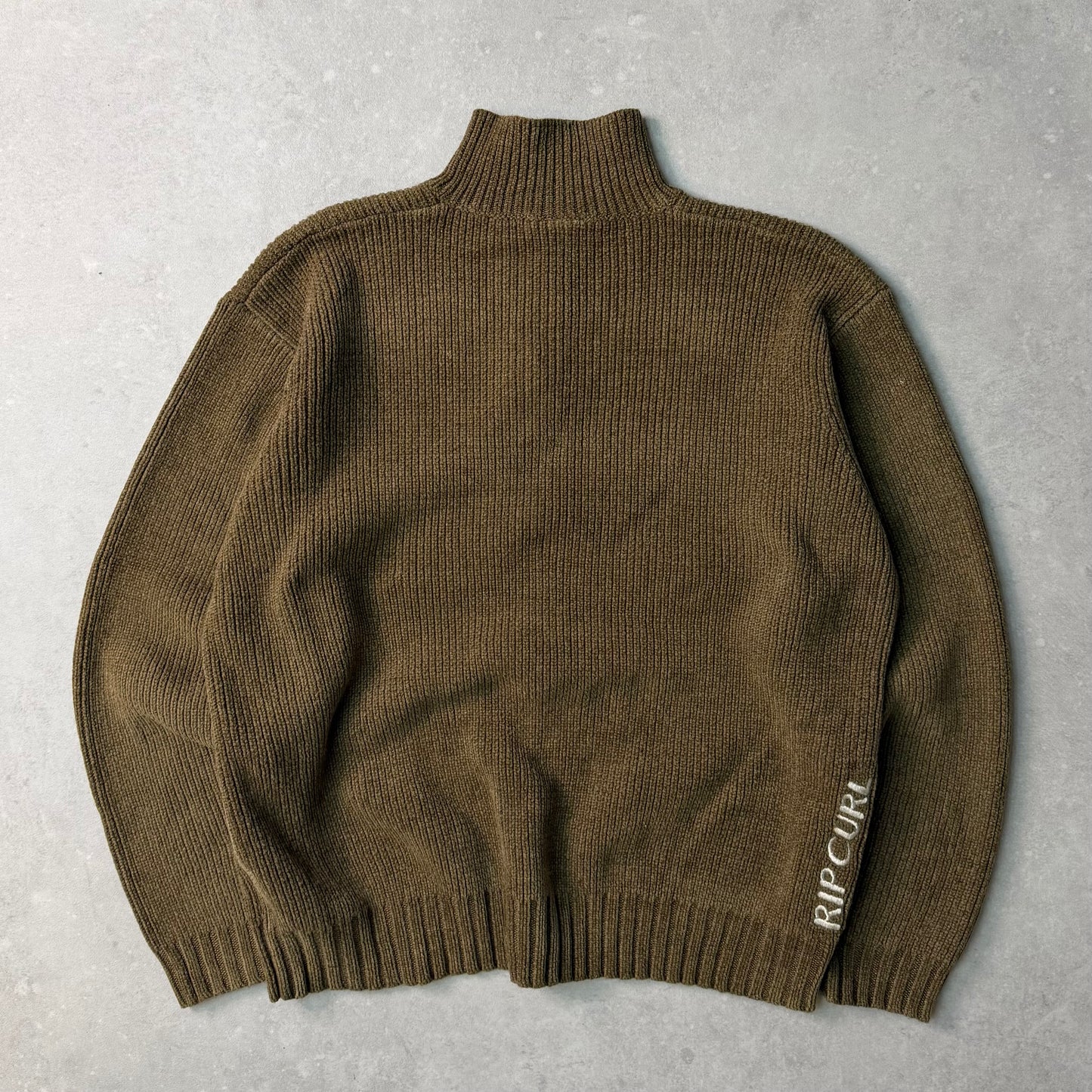 00's Rip Curl 1/4 zip Knit Jumper (M)