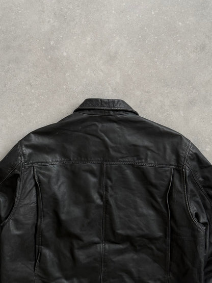 Vintage Quiksilver Leather Jacket (XL)