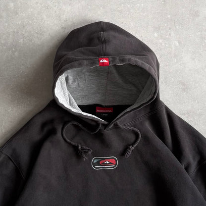 Vintage Quiksilver Quad-Hit Hoodie (L)