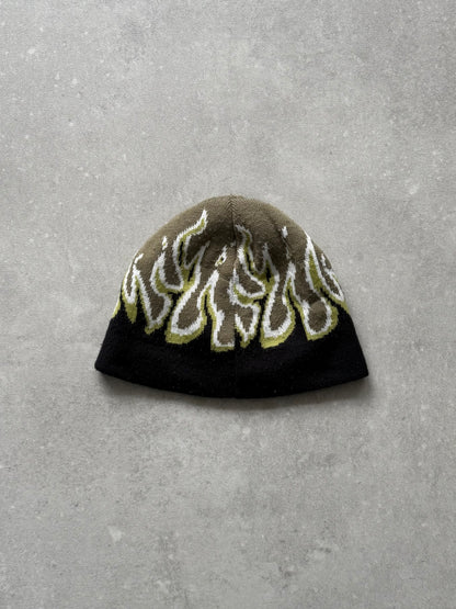 Vintage Quiksilver Flame Beanie