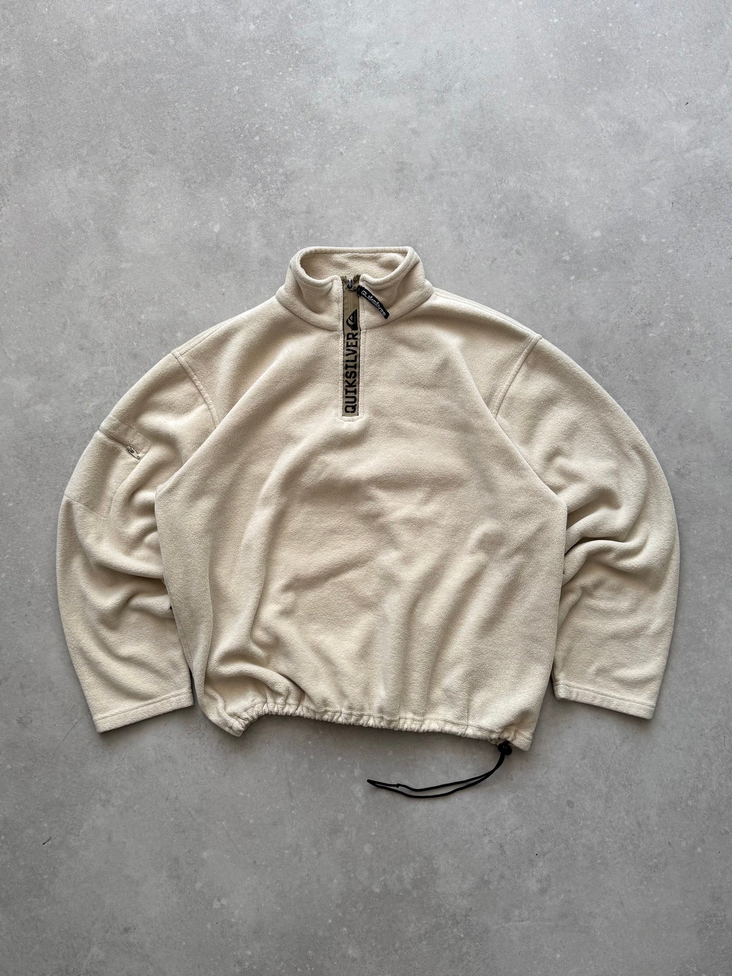 Vintage Quiksilver 1/4 Zip Fleece Jumper (M)
