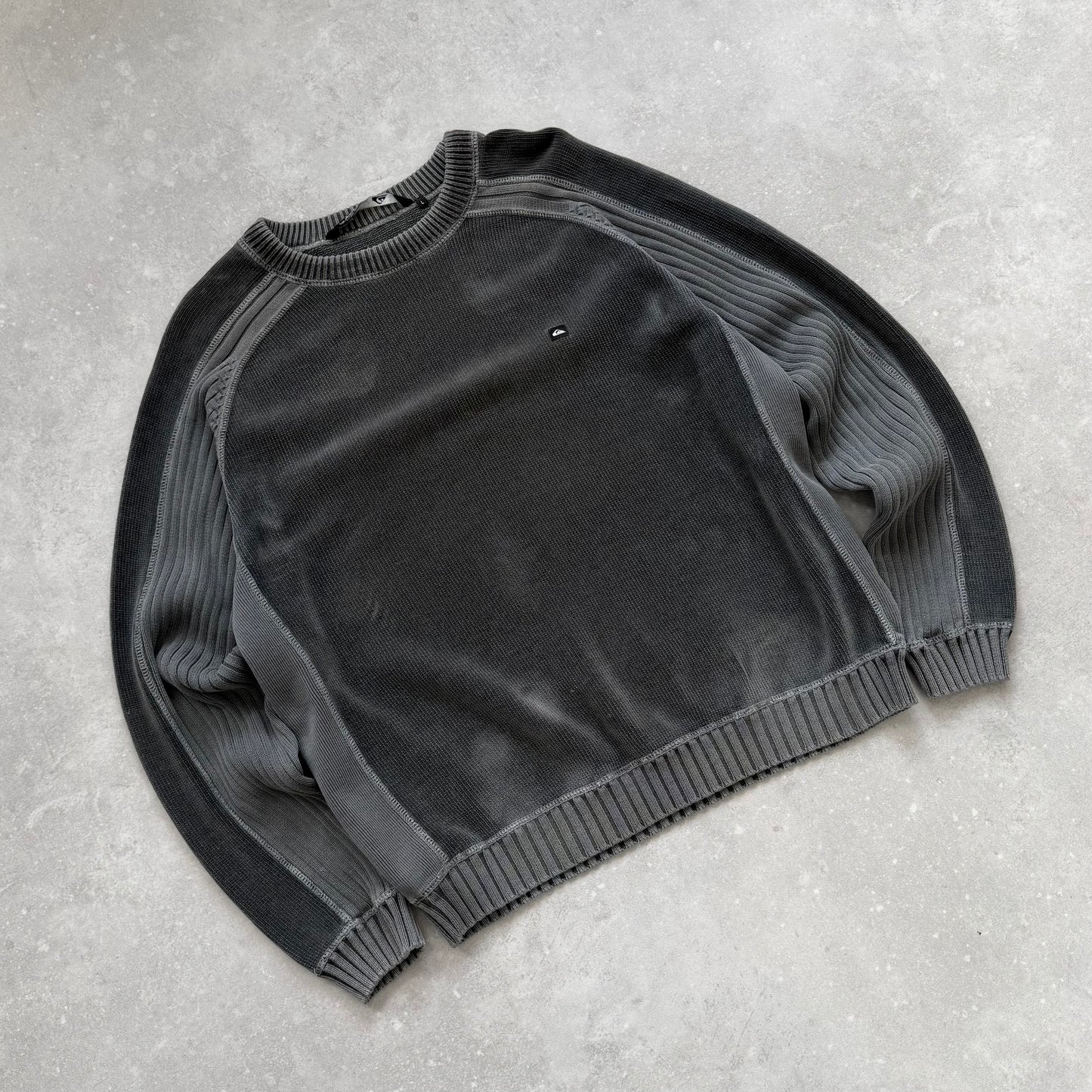 00’s Quiksilver Corduroy Knit Jumper (L)