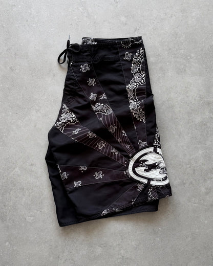 Vintage Billabong Paisley Rising Sun Boardshorts (36)