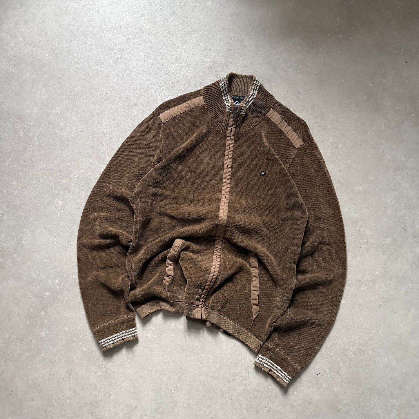 00's Quiksilver Corduroy Knit Jumper (L)