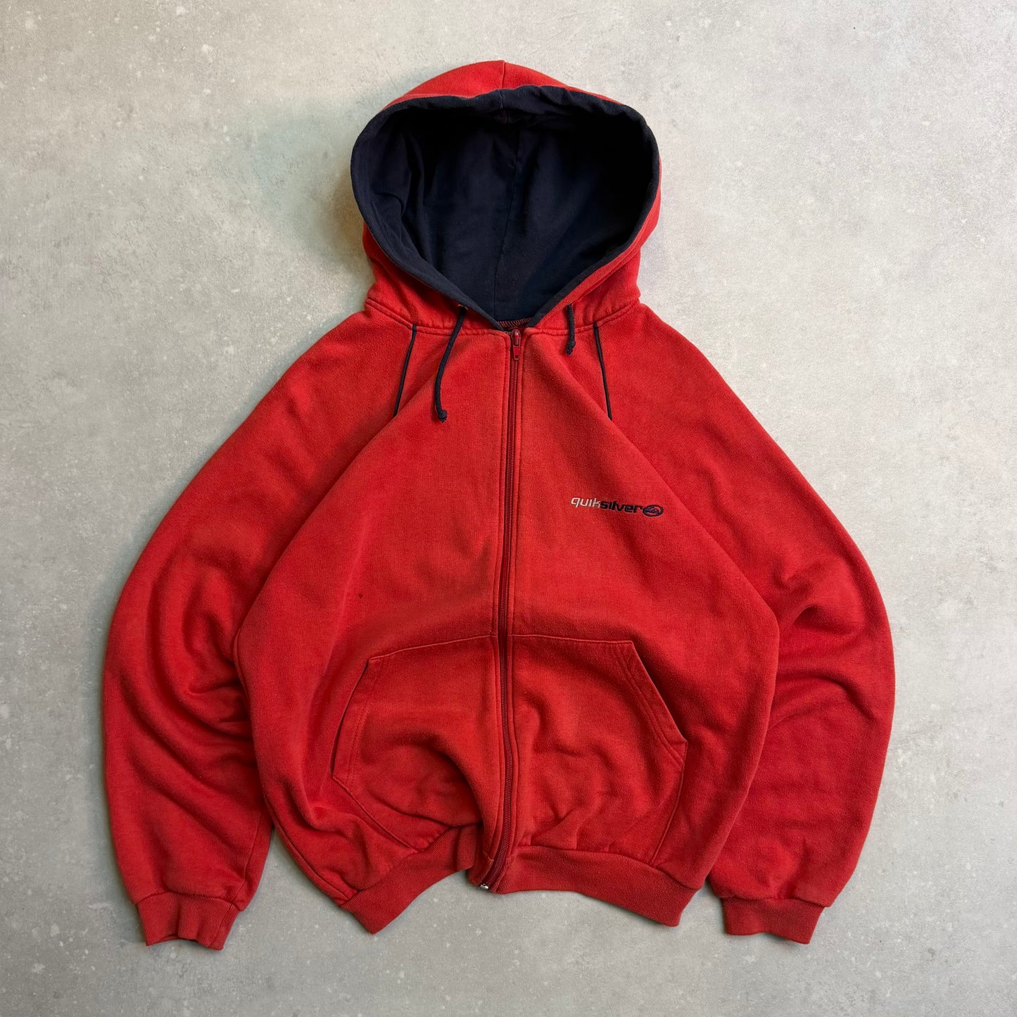 00's Quiksilver Zip Up Hoodie (S)