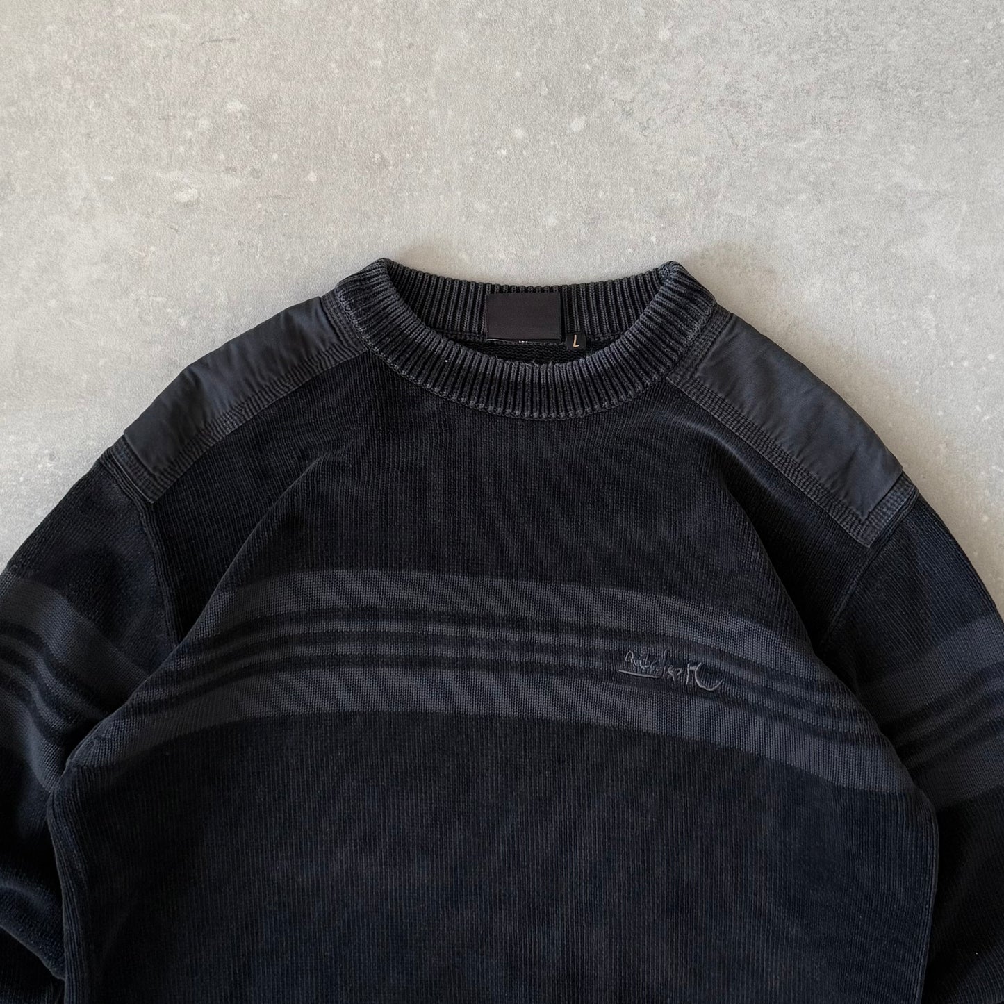00’s Quiksilver Corduroy Knit Jumper (M)