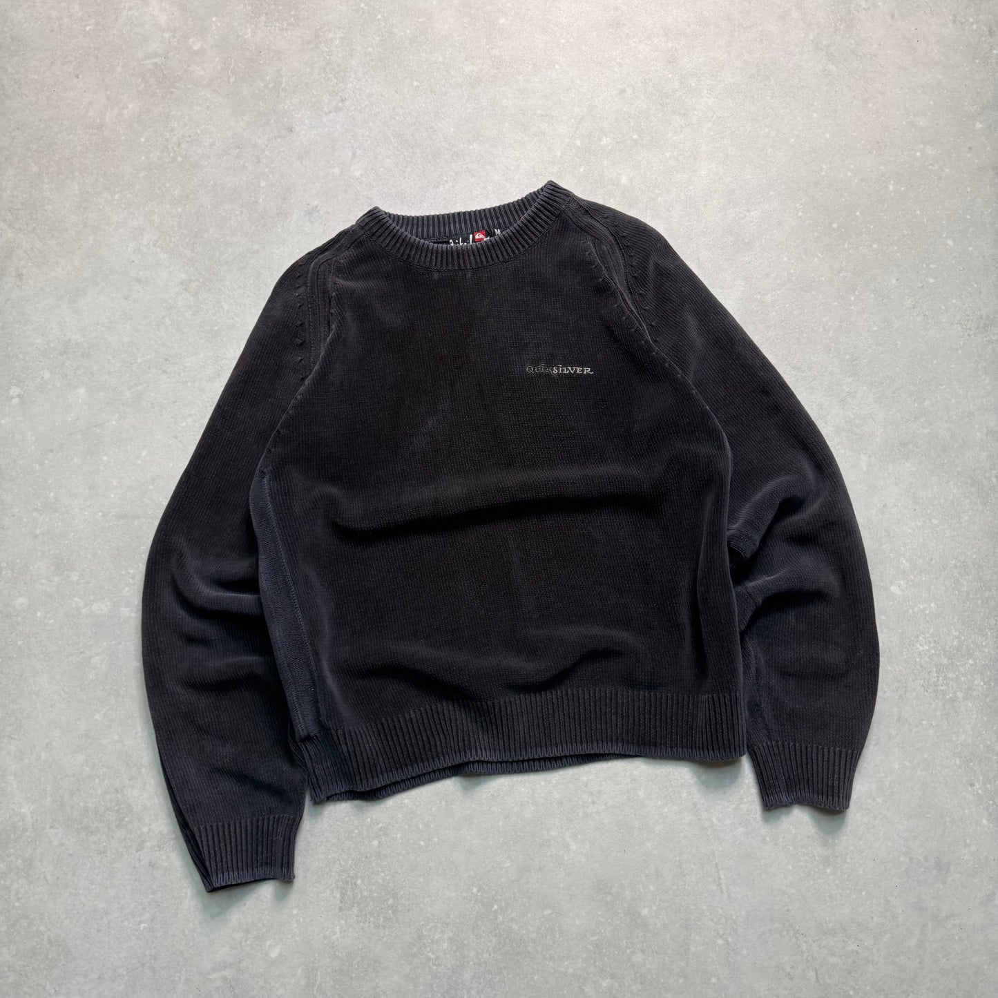00’s Quiksilver Corduroy Knit Jumper (M)
