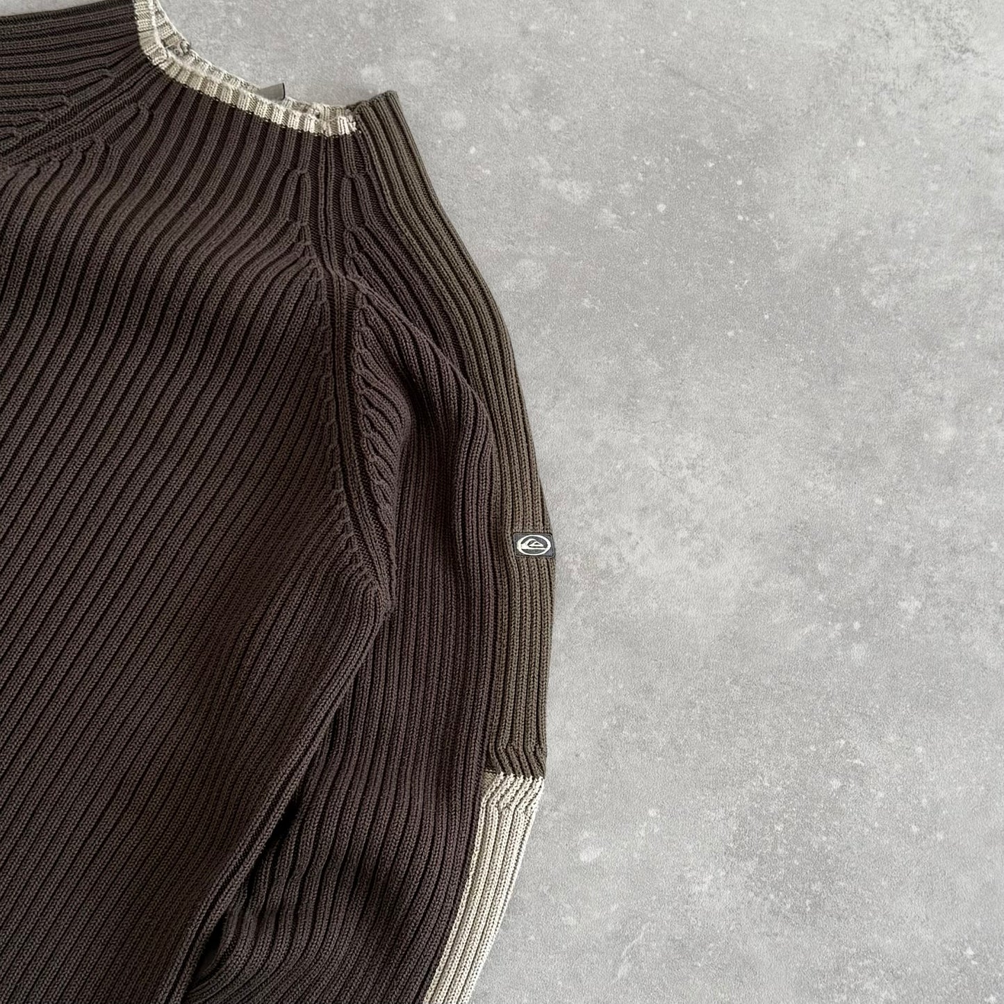 00’s Quiksilver Cable Knit Jumper (L)