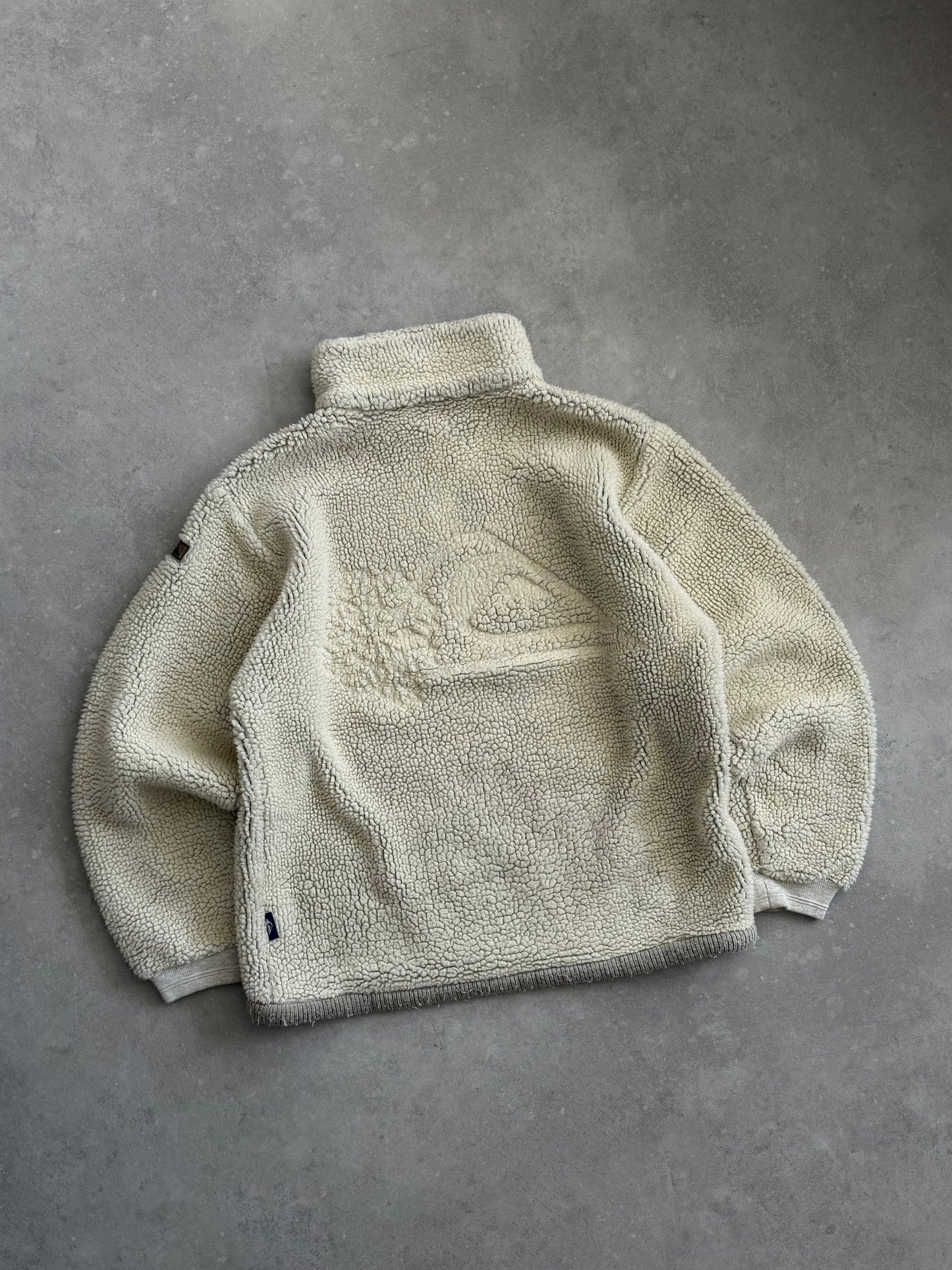 Vintage Quiksilver 1/4 Zip Sherpa Fleece (L)