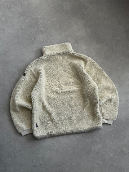 Vintage Quiksilver 1/4 Zip Sherpa Fleece (L)