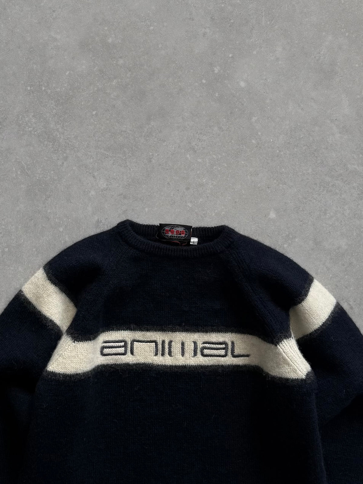 Vintage Animal Knit Jumper (XS)