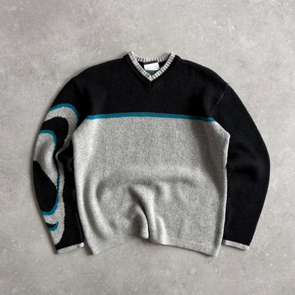 Vintage O'Neill V-Neck Knit Jumper (S)