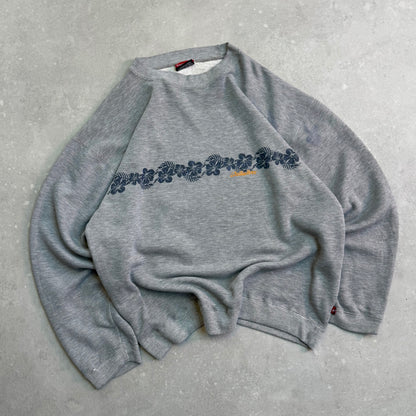 90’s Quiksilver Floral Sweatshirt (XL)