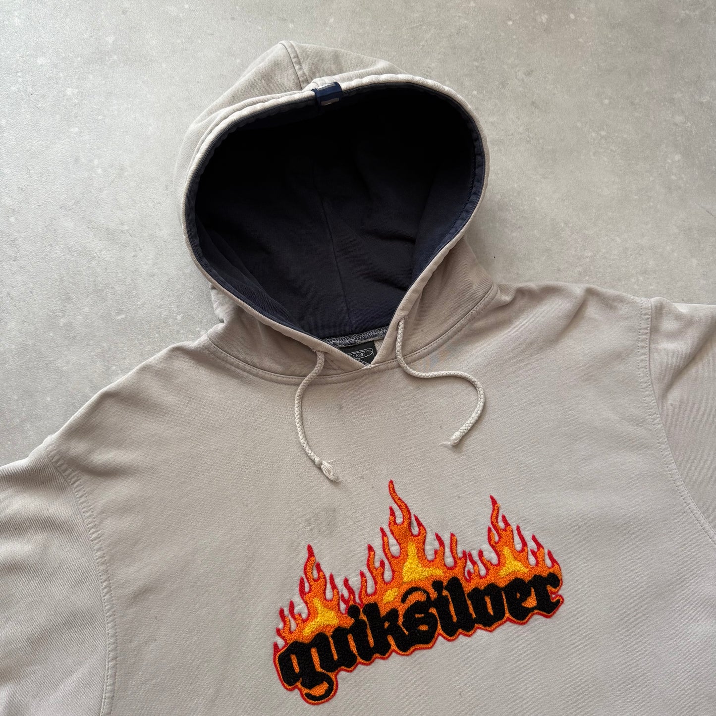 00’s Quiksilver Flame Hoodie (L)
