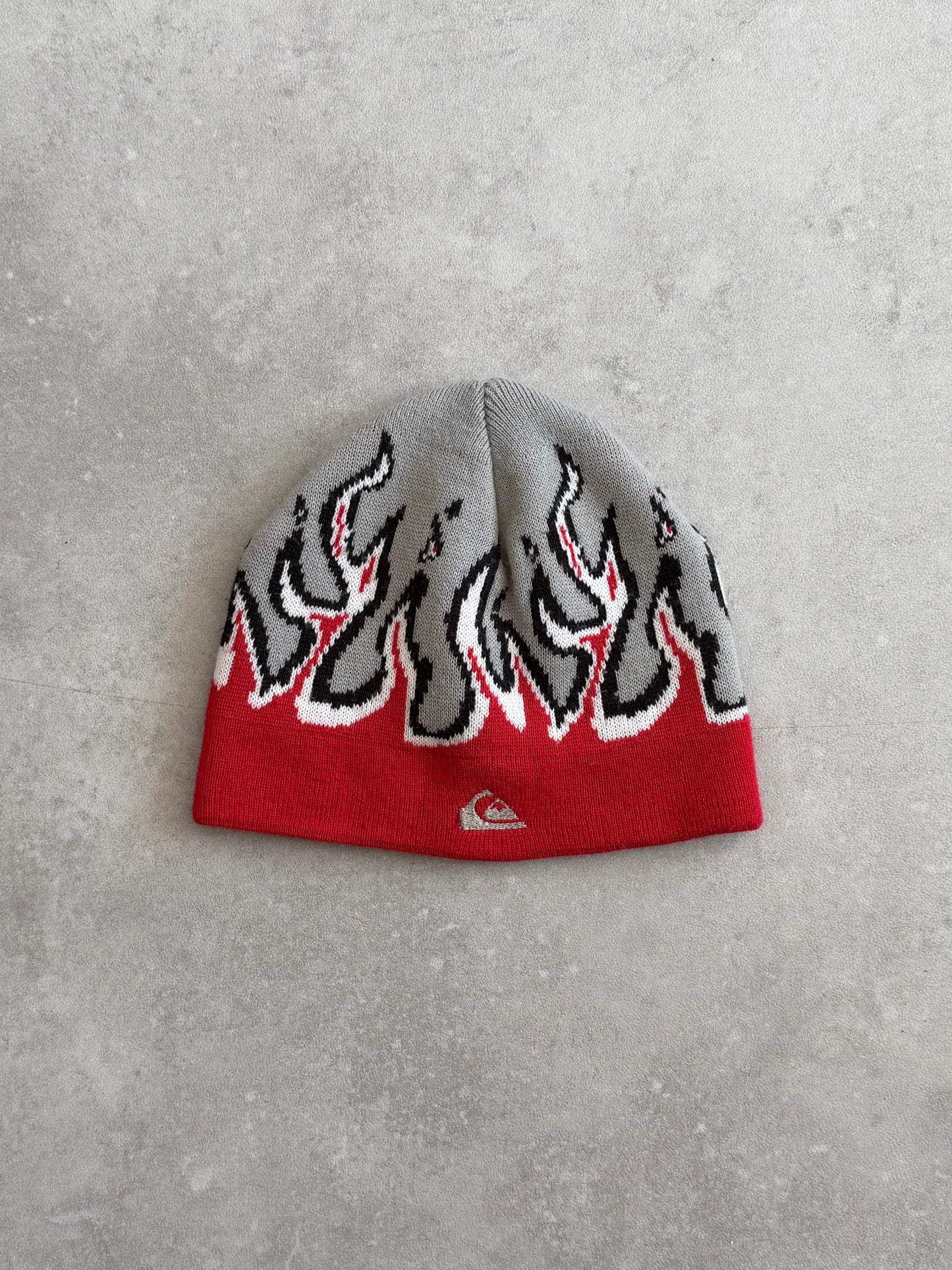 Vintage Quiksilver Flame Beanie