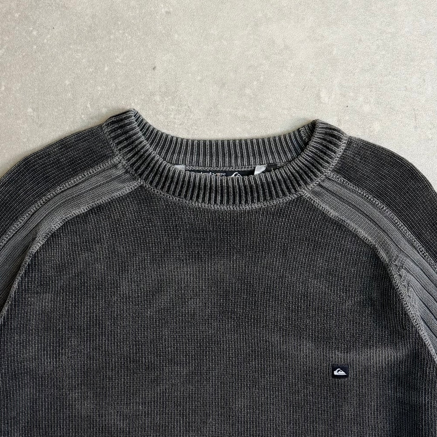 00's Quiksilver Corduroy Knit Jumper (L)