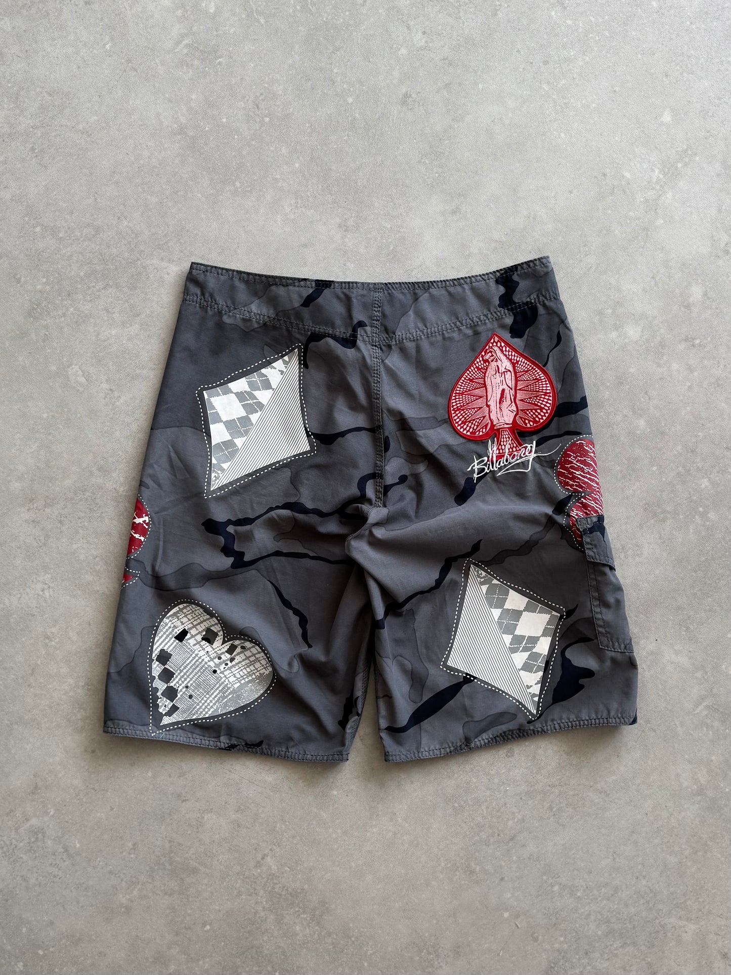 Vintage Billabong Taj Burrow Royal Flush Boardshorts (34)
