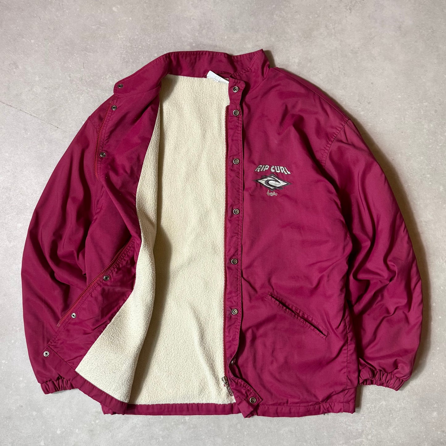 90’s Rip Curl Fleece Lined Jacket (XL)