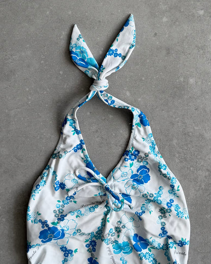 Y2K TanKini Halter Top (M)