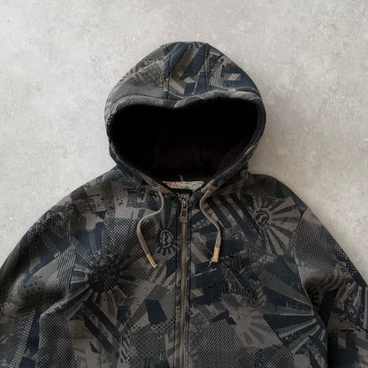 Vintage Billabong Rising Sun Zip-up Hoodie (L)