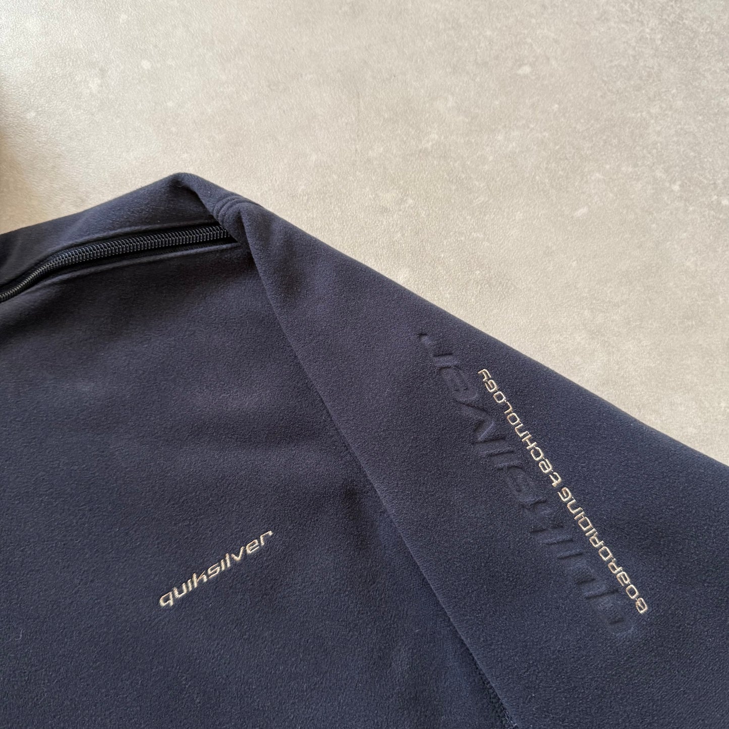 00’s Quiksilver Shoulder Zip Hoodie (M)