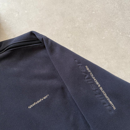 00’s Quiksilver Shoulder Zip Hoodie (M)